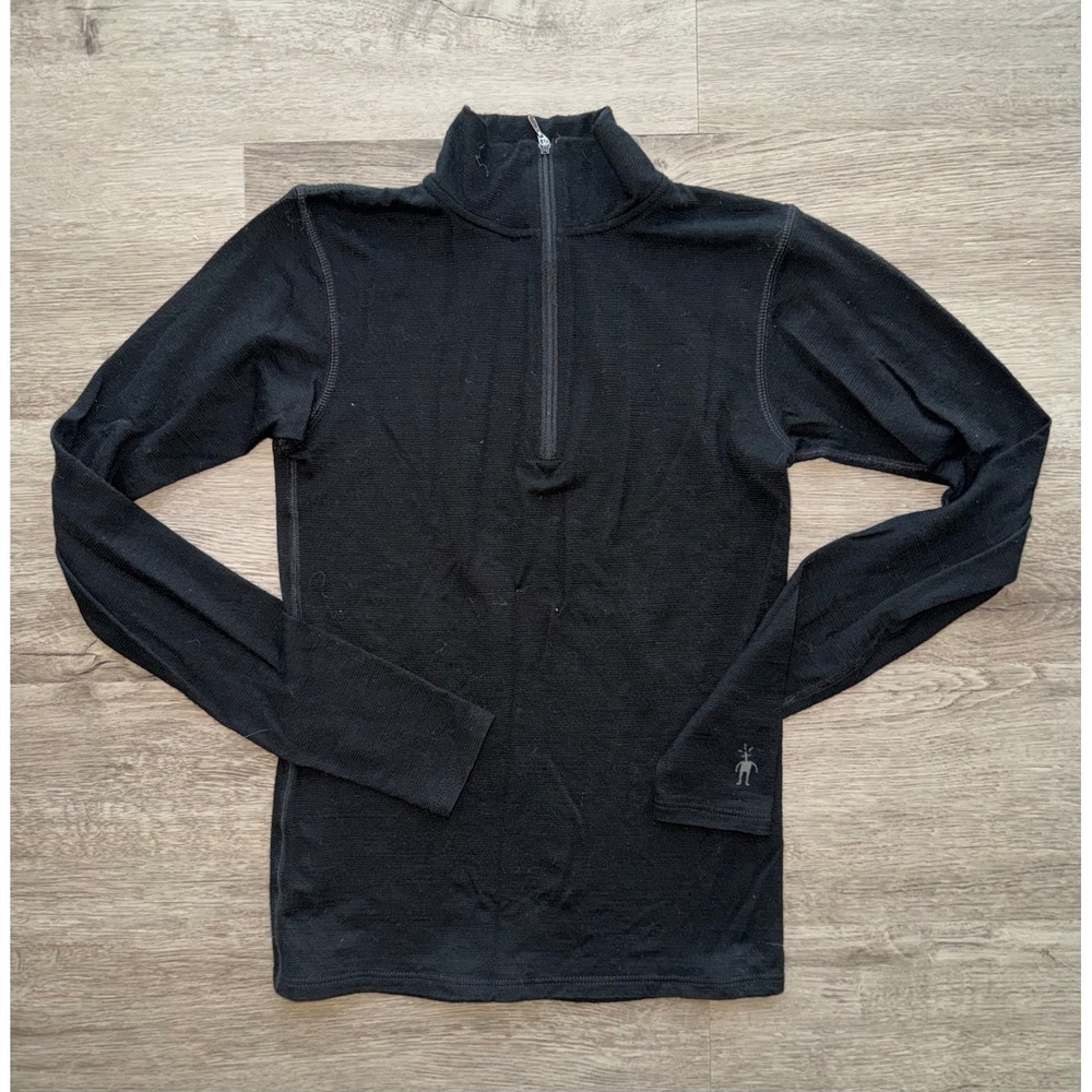 SmartWool Women's 100% Merino Wool Quarter Zip Long Sleeve Shirt, XS